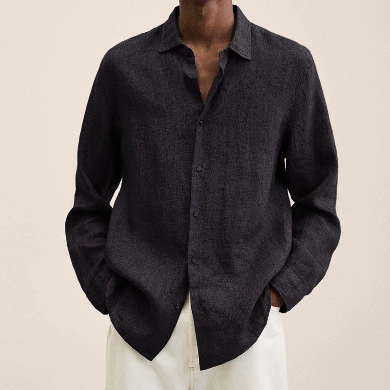 Heren Overhemd – Relaxed Fit – Natuurlijke Stoffen – Ademend Casual Design