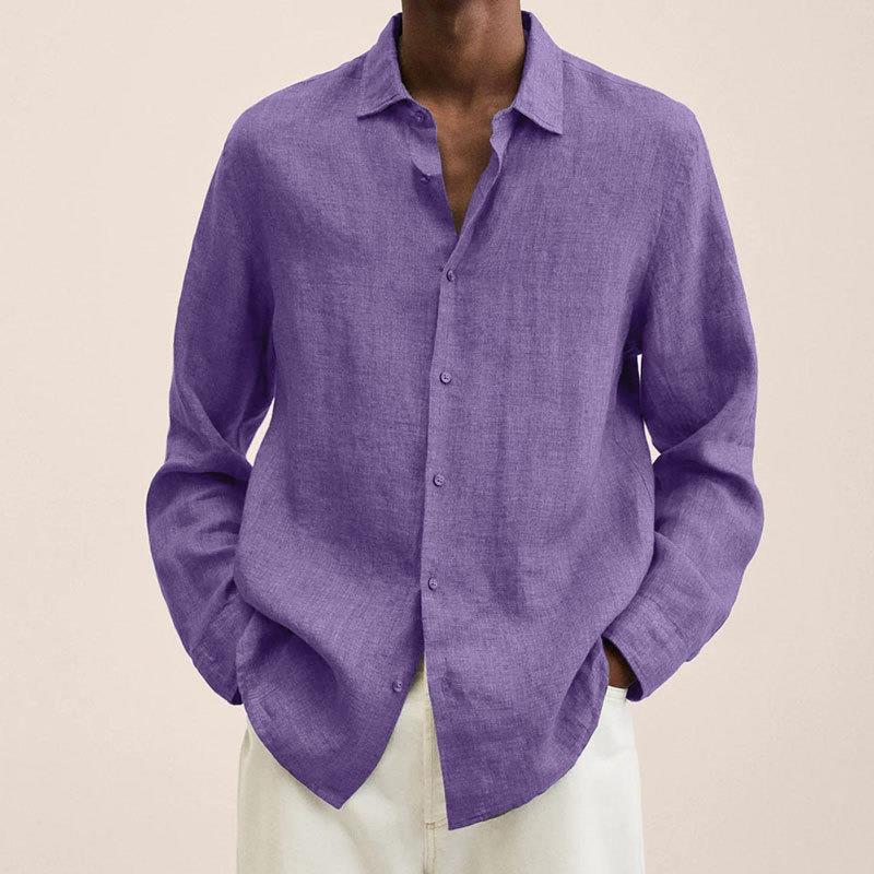 Heren Overhemd – Relaxed Fit – Natuurlijke Stoffen – Ademend Casual Design