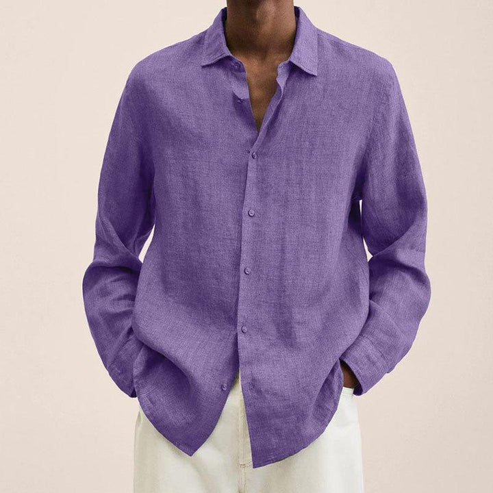 Heren Overhemd – Relaxed Fit – Natuurlijke Stoffen – Ademend Casual Design