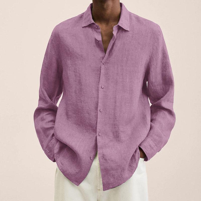 Heren Overhemd – Relaxed Fit – Natuurlijke Stoffen – Ademend Casual Design