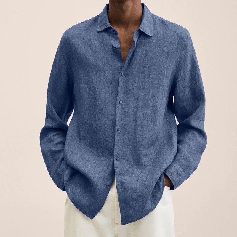 Heren Overhemd – Relaxed Fit – Natuurlijke Stoffen – Ademend Casual Design