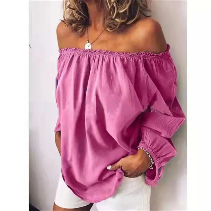Kylie | Off-Shoulder Blouse met Elegante Ballonmouwen