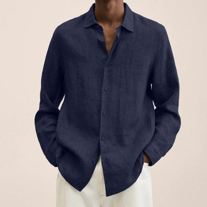 Heren Overhemd – Relaxed Fit – Natuurlijke Stoffen – Ademend Casual Design