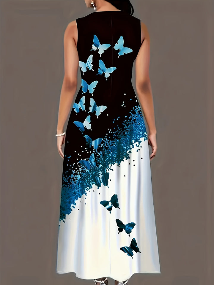Adaline | Elegante Vlinderjurk Met Pockets En Vloeiende Pasvorm