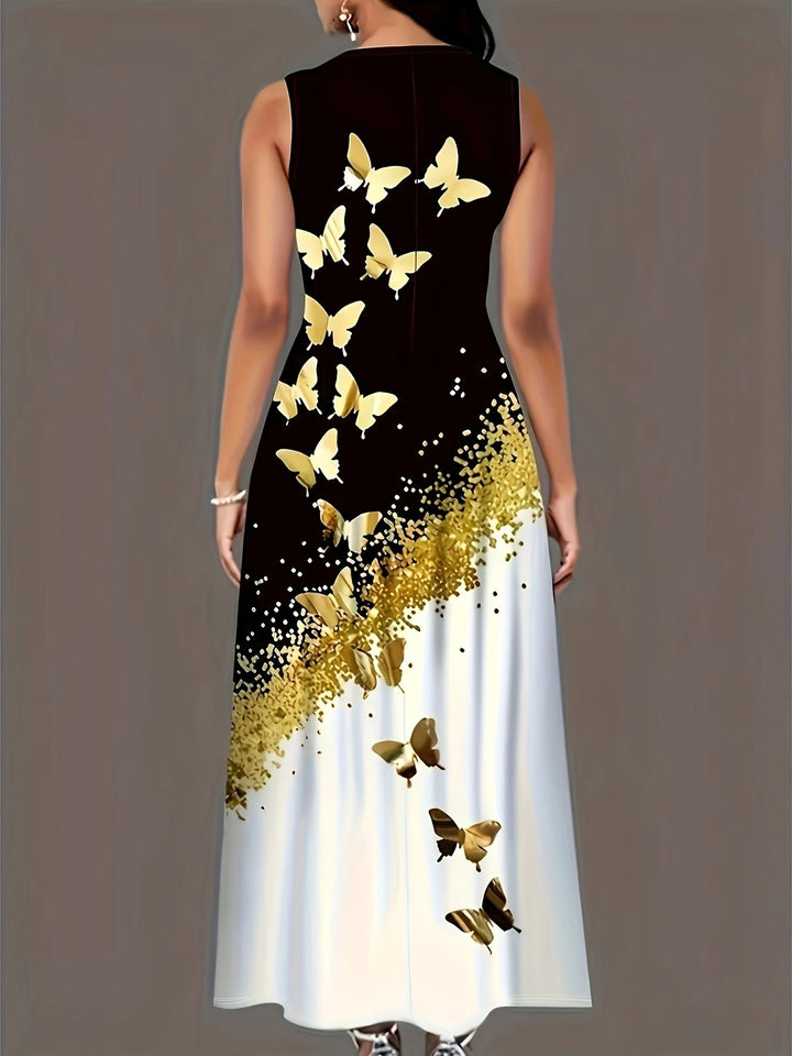 Adaline | Elegante Vlinderjurk Met Pockets En Vloeiende Pasvorm