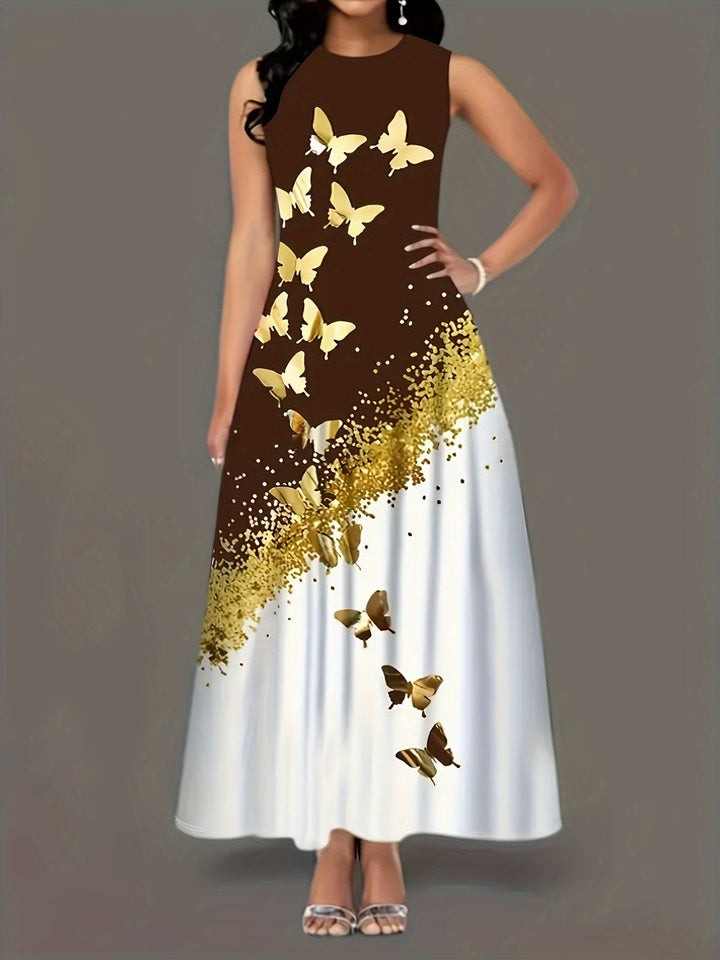 Adaline | Elegante Vlinderjurk Met Pockets En Vloeiende Pasvorm