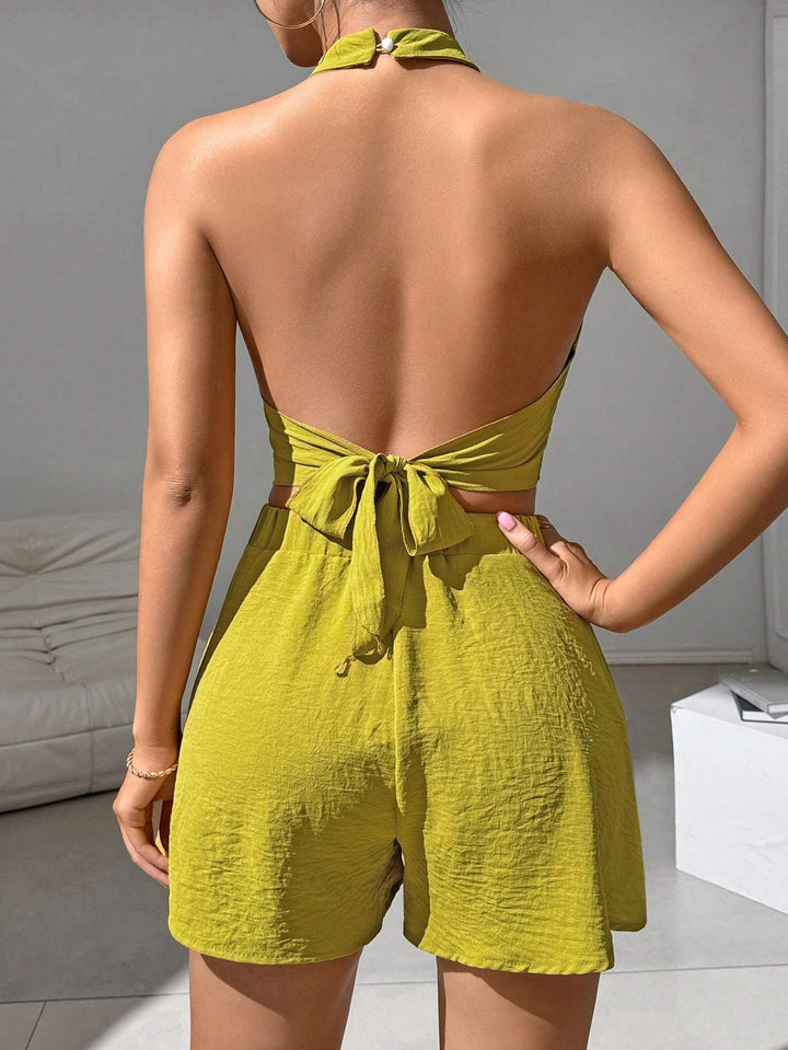 Addison | Elegante Halter-Two Piece Set voor Zomerse Dagen