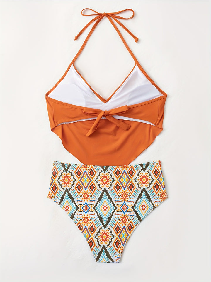 Adele | Tweedelig Bikini Met Geometrische Print