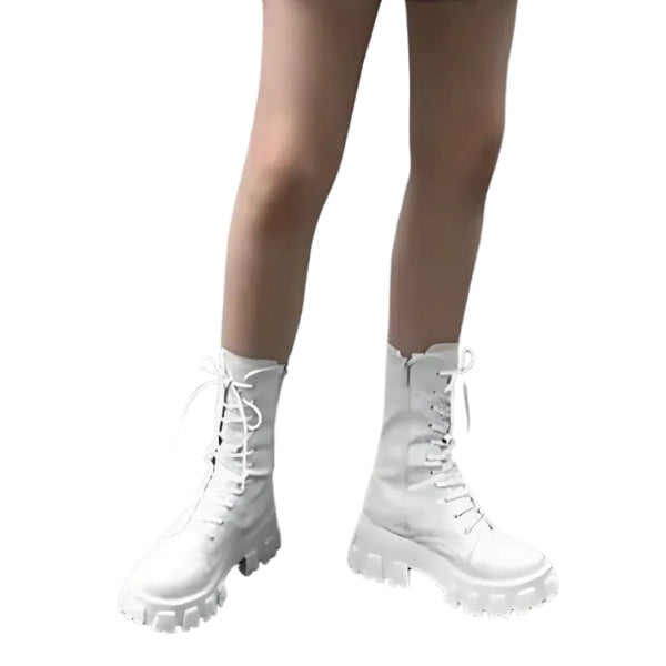 Aileen – Trendy Veterlaarzen met Chunky Zool
