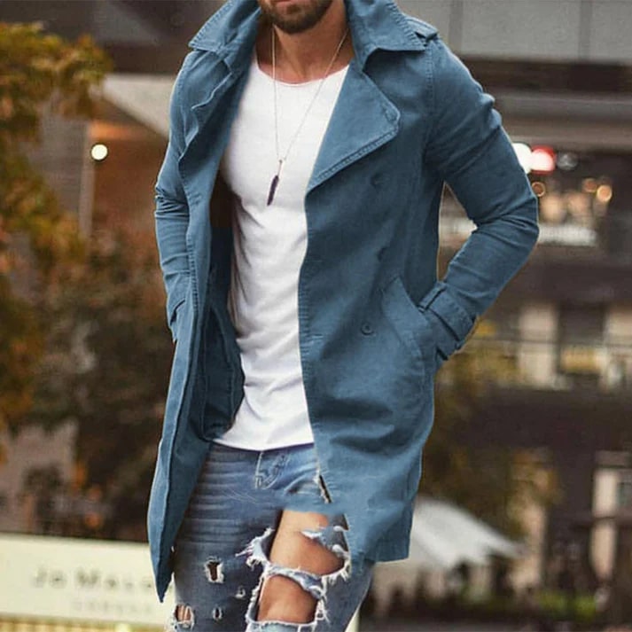 Albert - Tijdloze Heren Trenchcoat voor Elke Gelegenheid