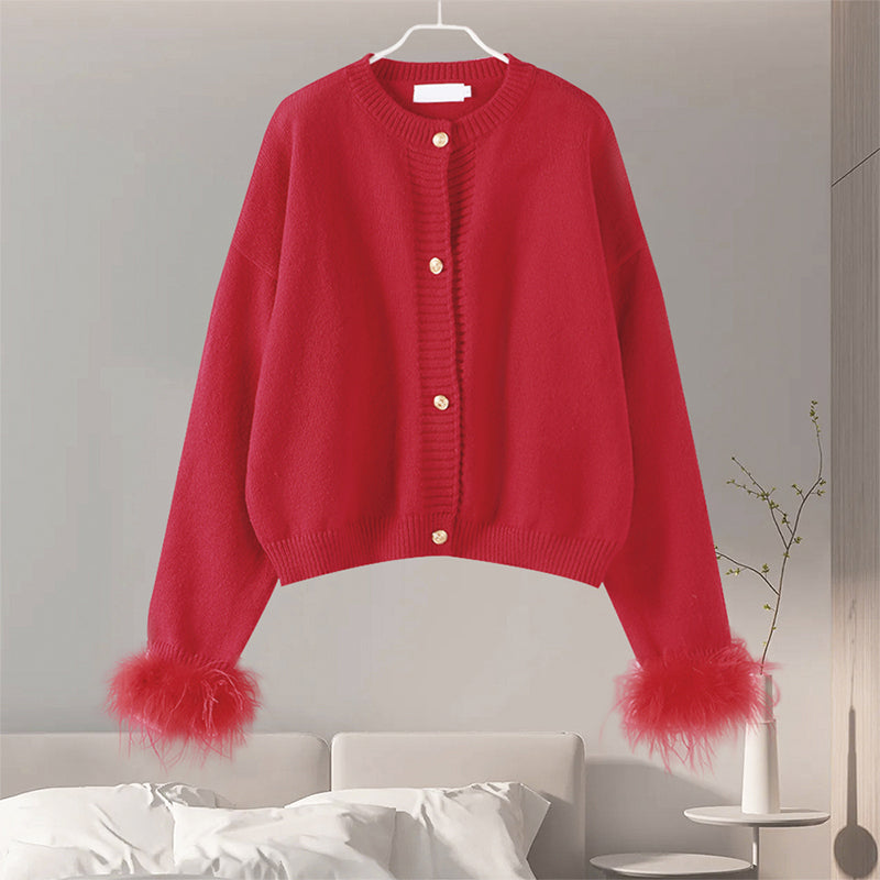 Alexia - Elegante Cardigan met Verenaccent