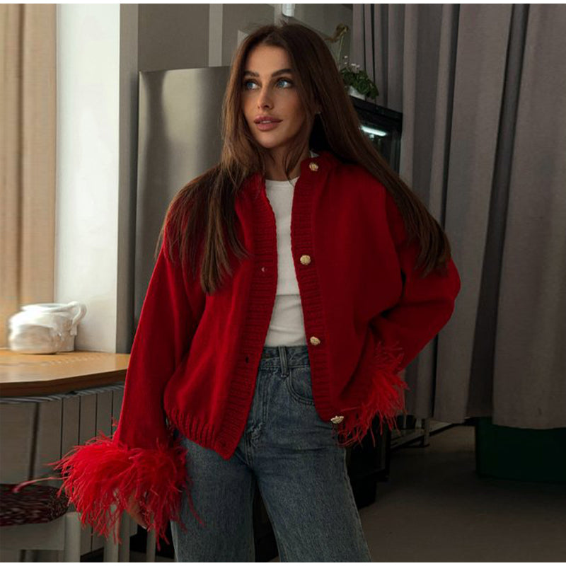 Alexia - Elegante Cardigan met Verenaccent