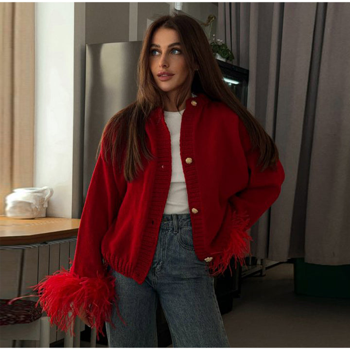 Alexia - Elegante Cardigan met Verenaccent