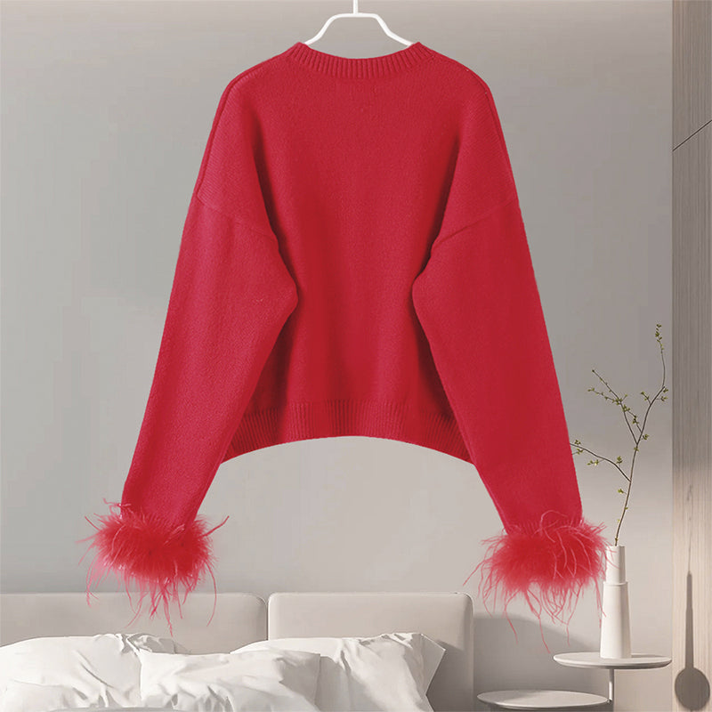 Alexia - Elegante Cardigan met Verenaccent