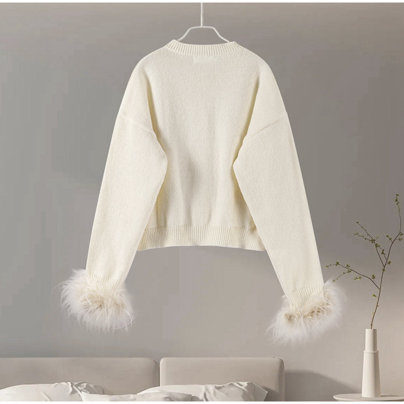 Alexia - Elegante Cardigan met Verenaccent