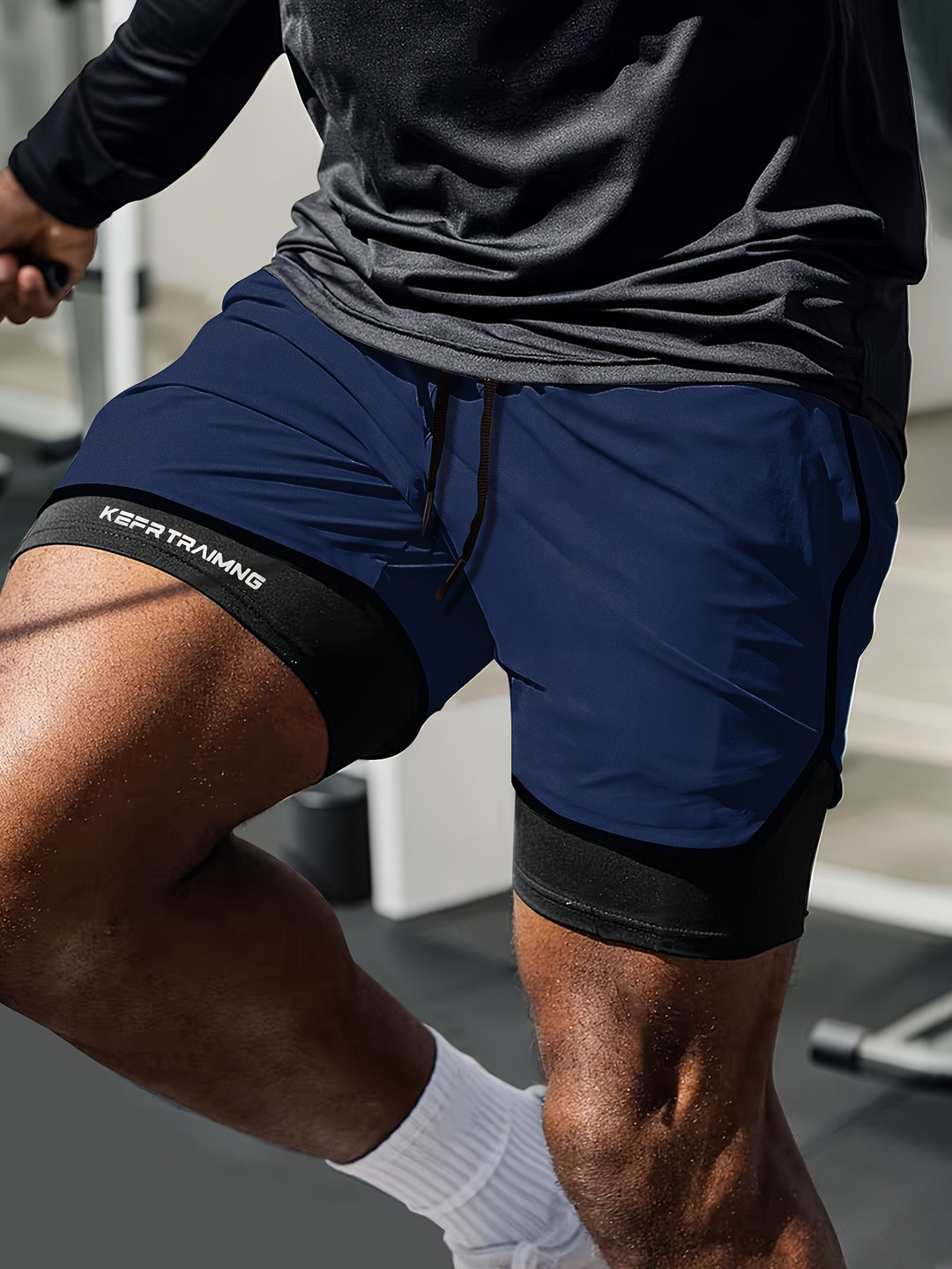 Alexis | Ademend Korte Trainingsshort voor Mannen