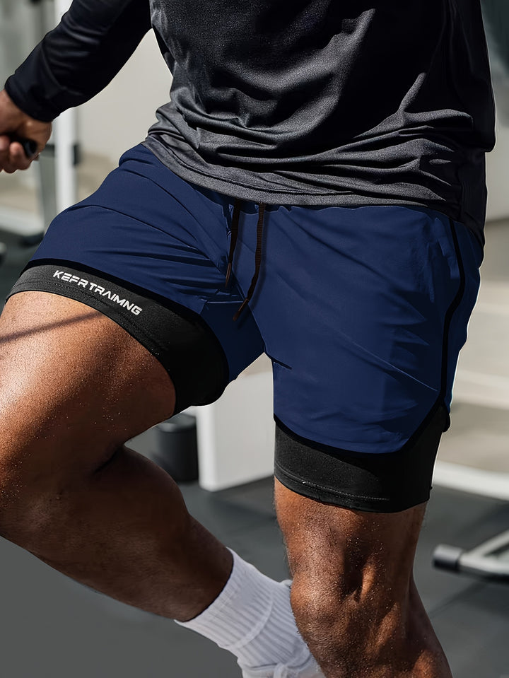 Alexis | Ademend Korte Trainingsshort voor Mannen