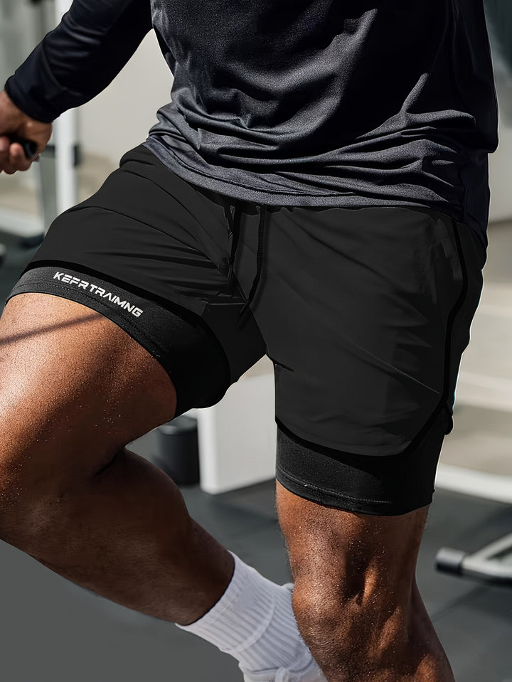Alexis | Ademend Korte Trainingsshort voor Mannen