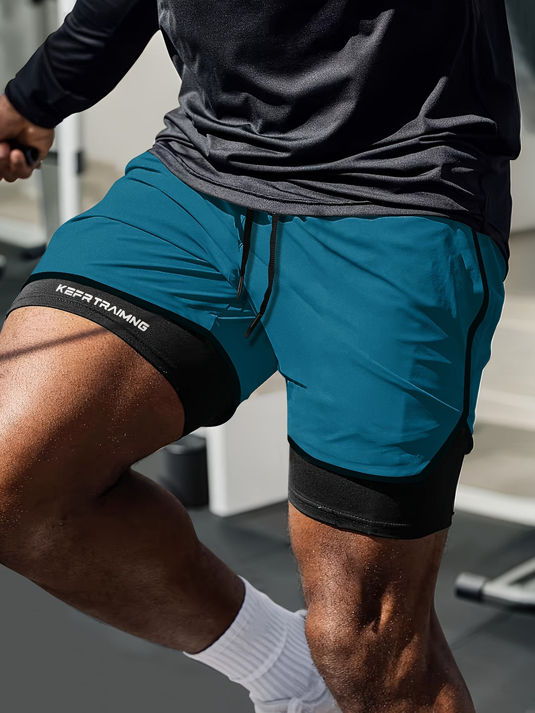 Alexis | Ademend Korte Trainingsshort voor Mannen