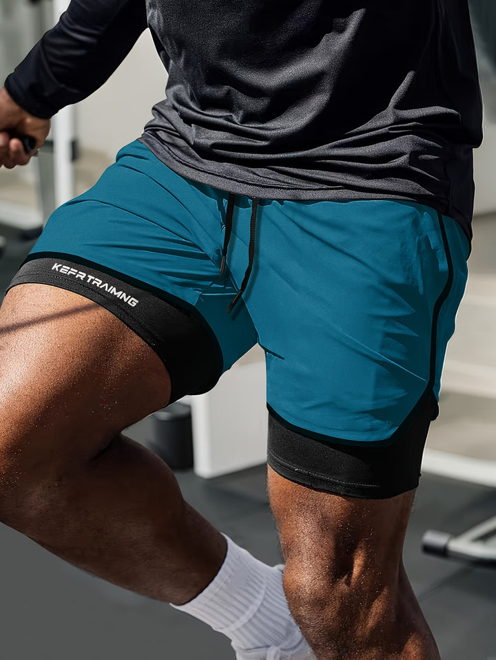 Alexis | Ademend Korte Trainingsshort voor Mannen