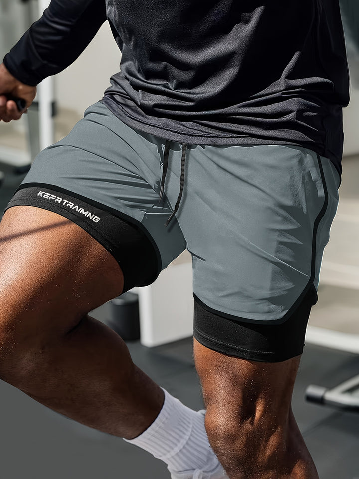 Alexis | Ademend Korte Trainingsshort voor Mannen