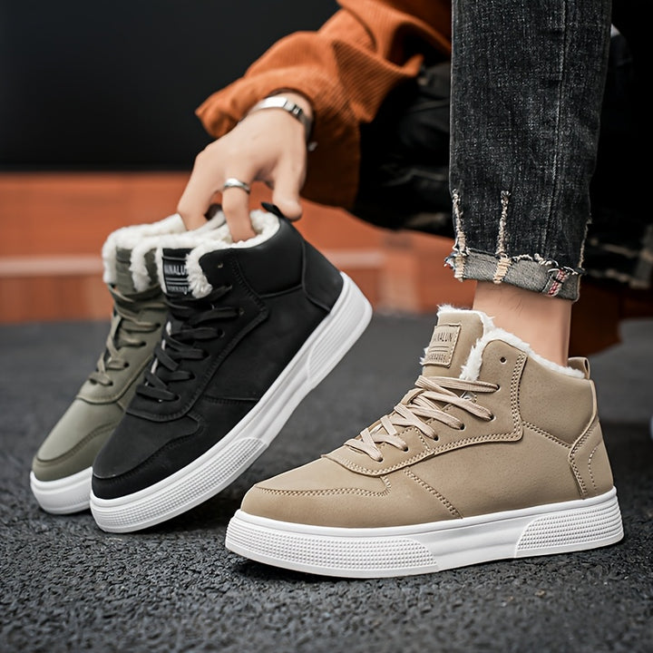 Alfons | Warme High-Top Sneakers voor Heren – Ideaal voor de Winter