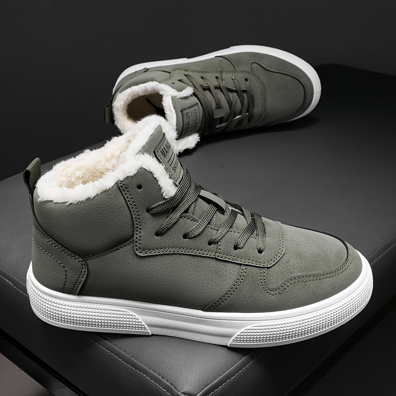 Alfons | Warme High-Top Sneakers voor Heren – Ideaal voor de Winter
