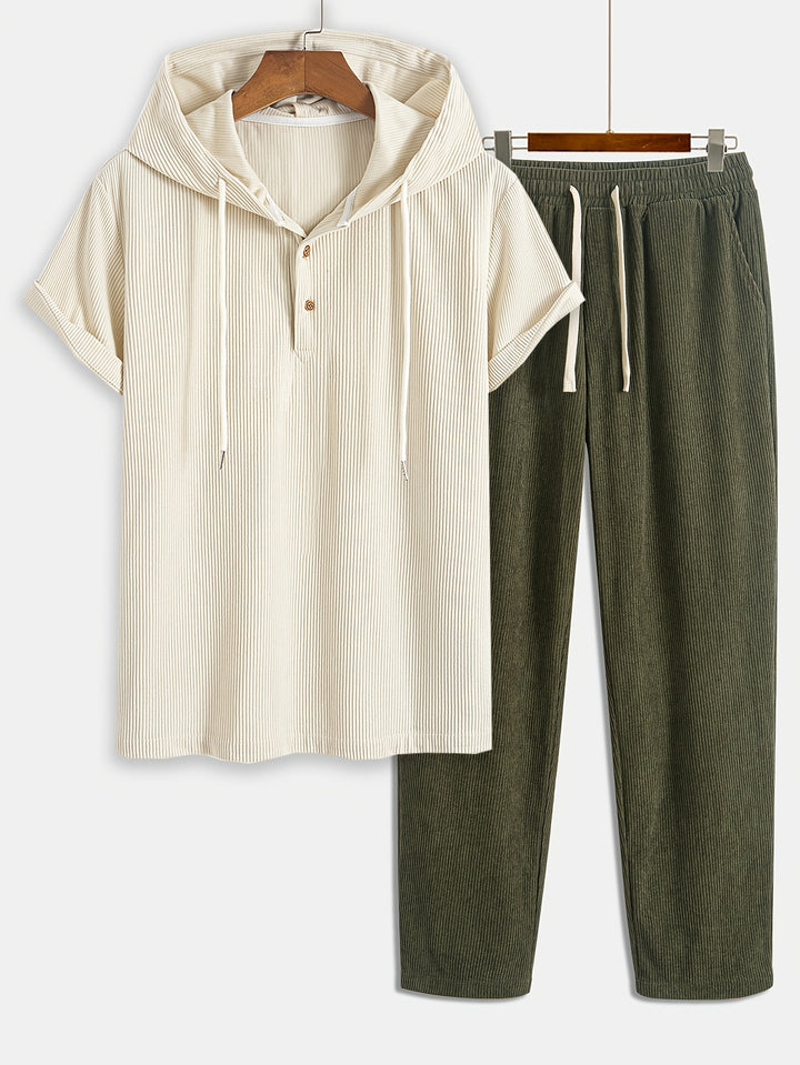 Alfred | Relaxte Corduroy Set voor Heren