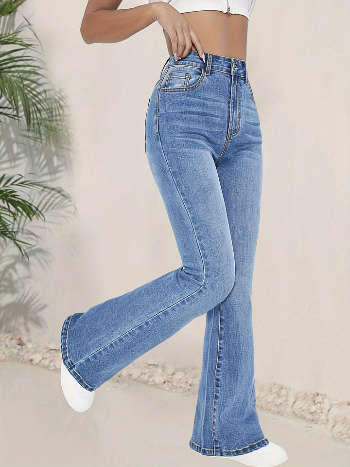 Alina | Hoge Taille Flared Jeans voor Dames