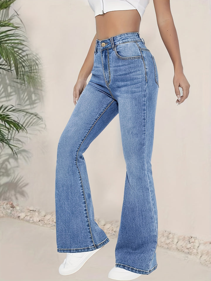 Alina | Hoge Taille Flared Jeans voor Dames