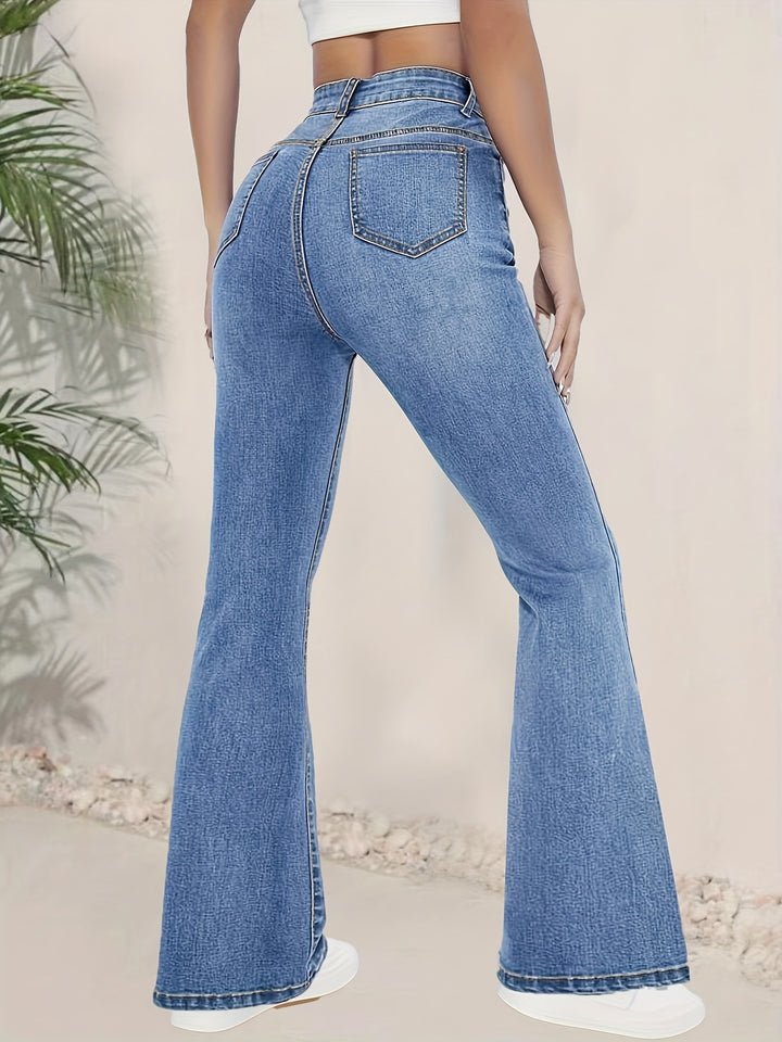 Alina | Hoge Taille Flared Jeans voor Dames