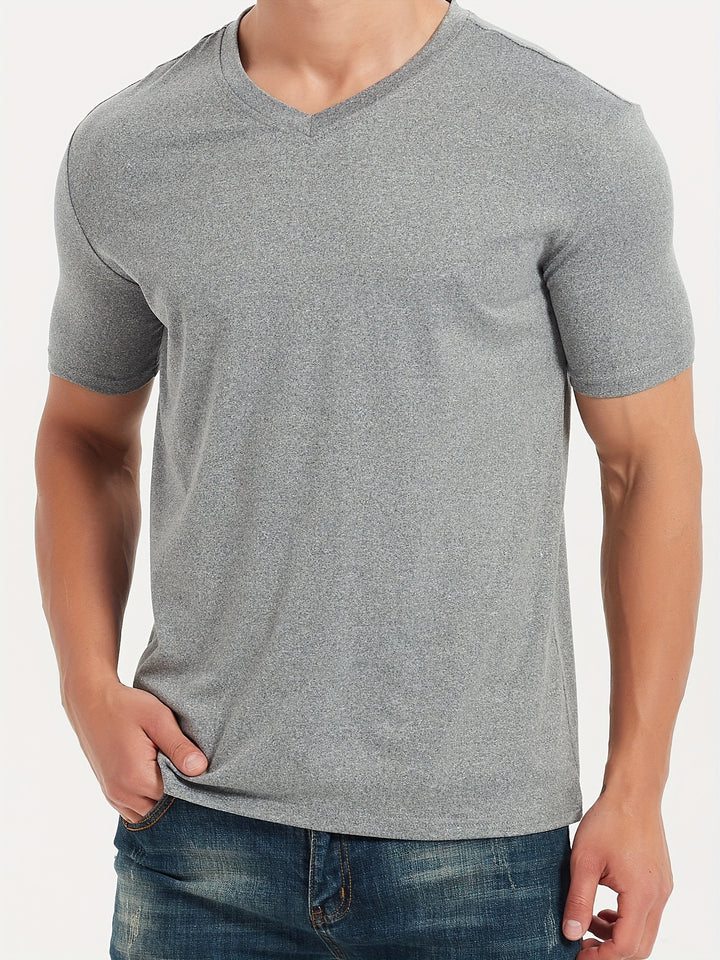 Allen | Casual V-Hals T-shirt voor Heren