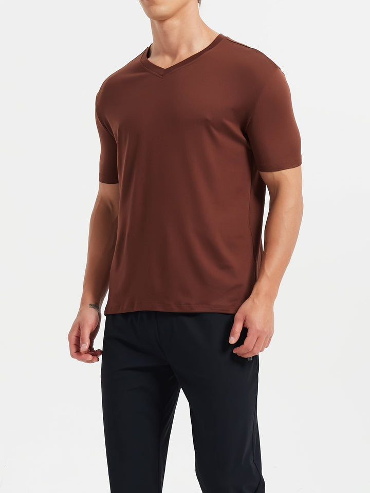 Allen | Casual V-Hals T-shirt voor Heren