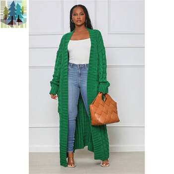 Amari | Luxe Lange Gebreide Cardigan met Pockets