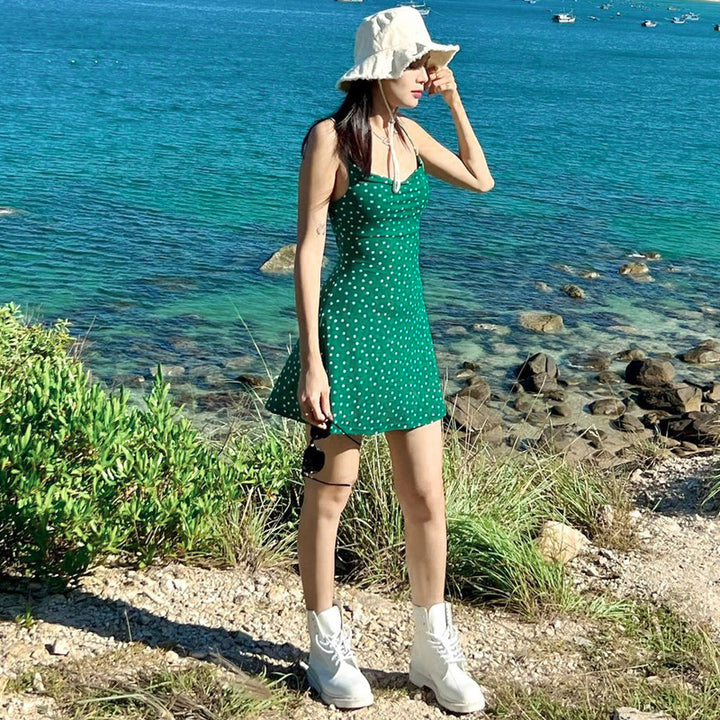 Amelia | Elegante Polkadot Zomerjurk voor Dames