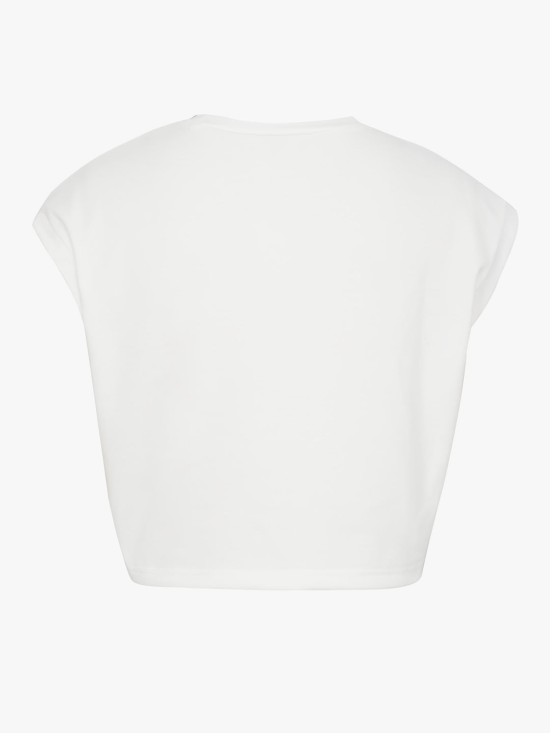 Ana | Crop T-shirt met Letterprint en Stropdas