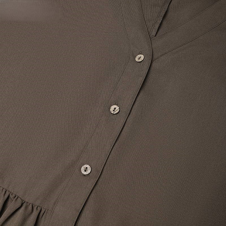 Angelica | Stijlvolle Maxi Jurk met Ceintuur