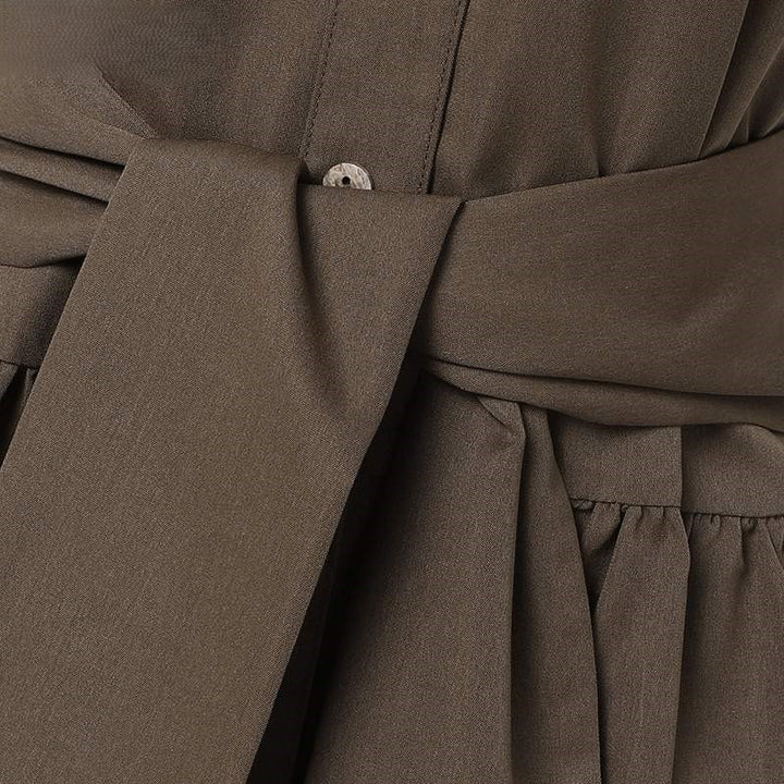 Angelica | Stijlvolle Maxi Jurk met Ceintuur