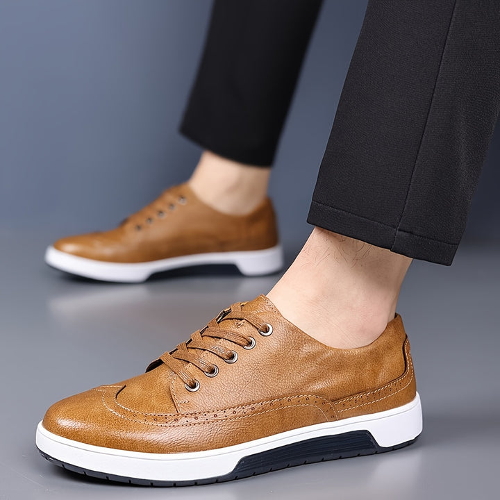 Anton | Retro Stijl Casual Veterschoenen voor Heren