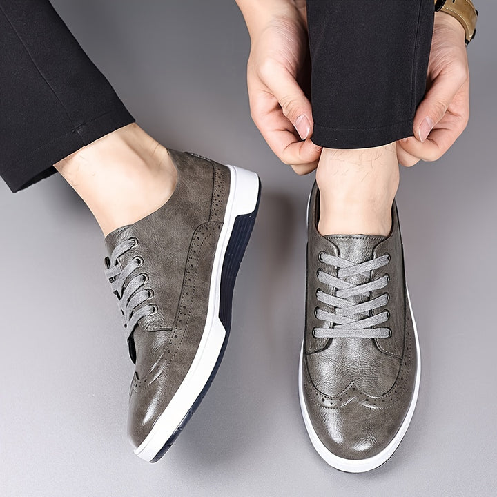 Anton | Retro Stijl Casual Veterschoenen voor Heren