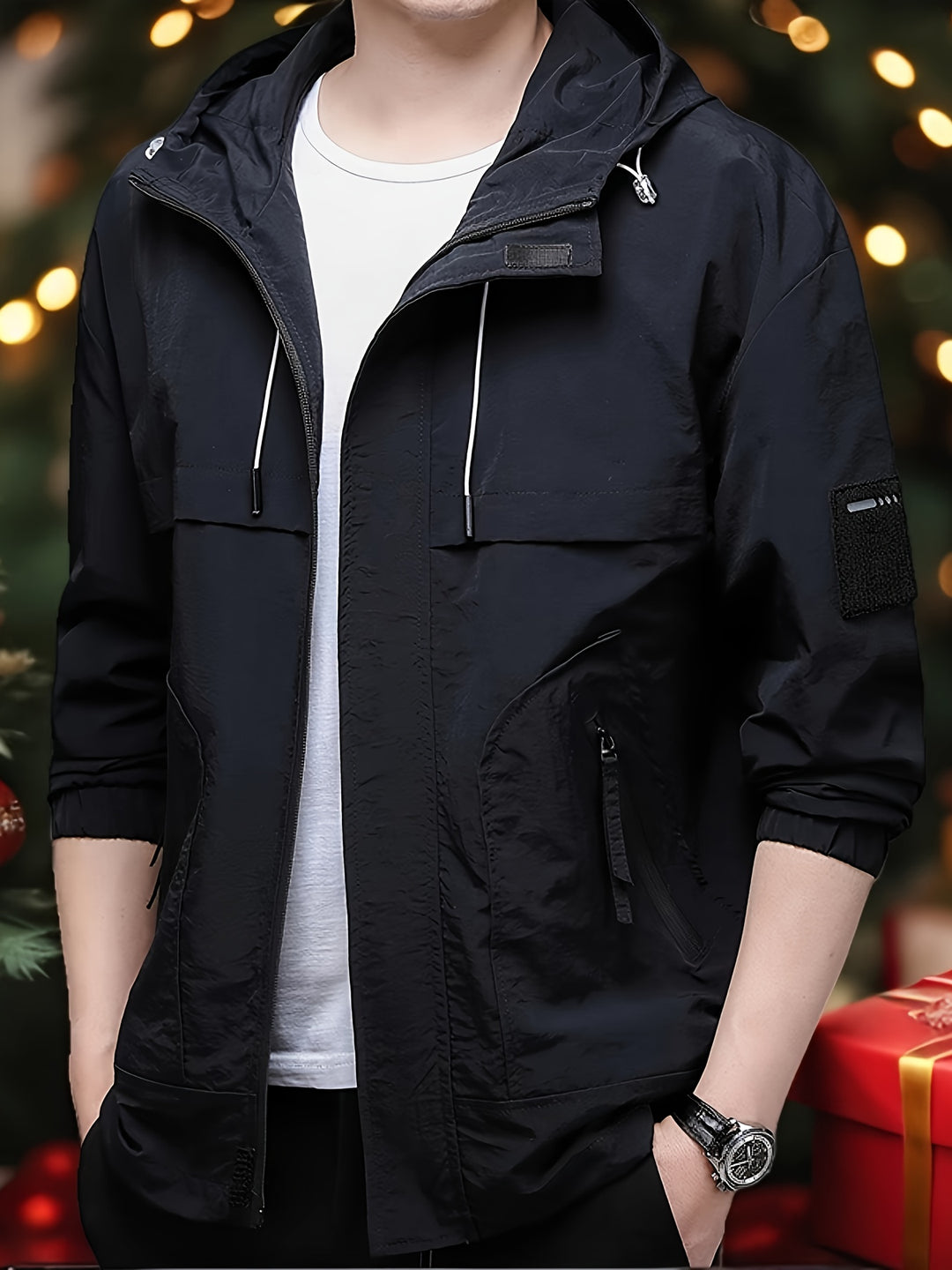 Antonio | Waterdichte Windbreaker met Capuchon & Zakken