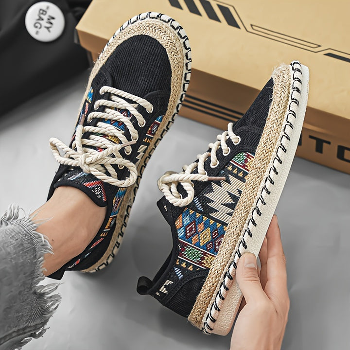 Arjen | Bohemian Espadrille Sneakers voor Mannen