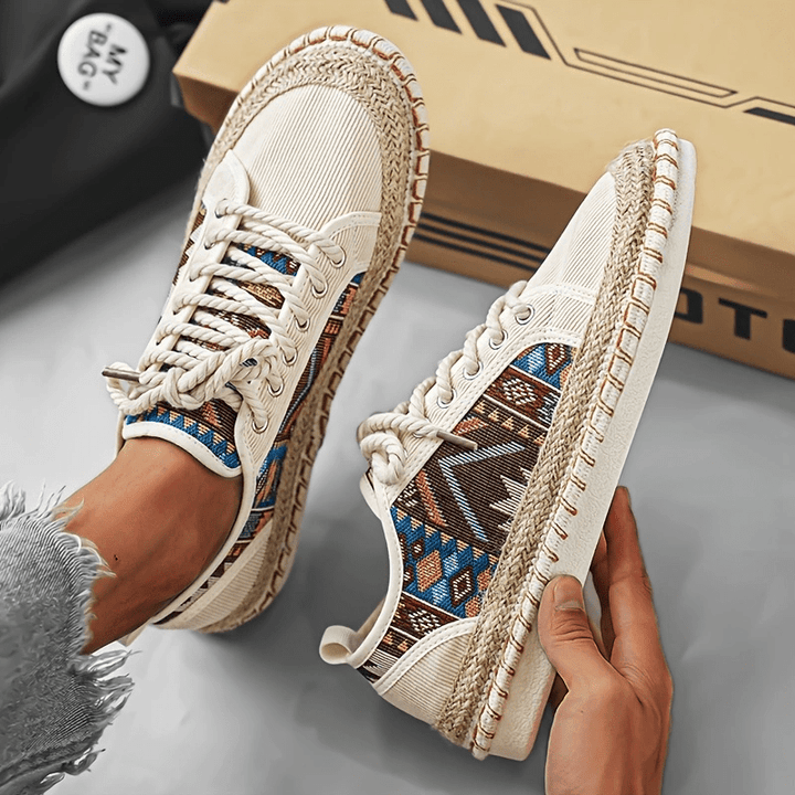 Arjen | Bohemian Espadrille Sneakers voor Mannen
