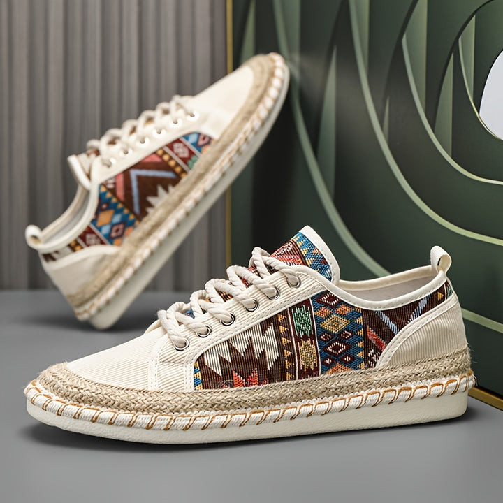 Arjen | Bohemian Espadrille Sneakers voor Mannen
