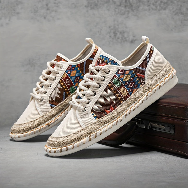Arjen | Bohemian Espadrille Sneakers voor Mannen