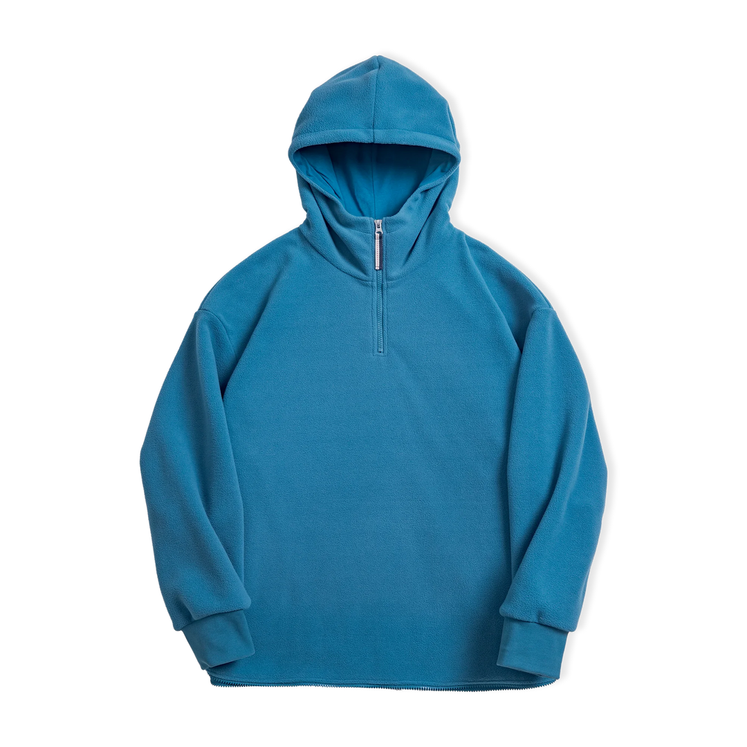 Aron | Stijlvolle Half-Zip Fleece Hoodie voor Heren