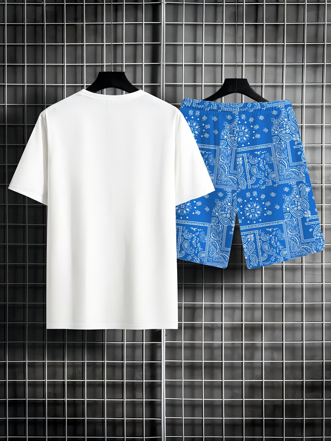 Arthur | Zomer Set van T-shirt en Korte Broek met Palmboomprint