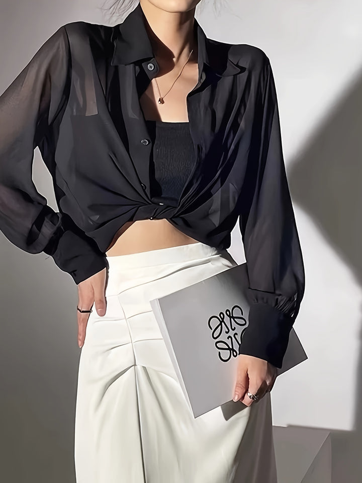 Audrey | Chique Chiffon Blouse