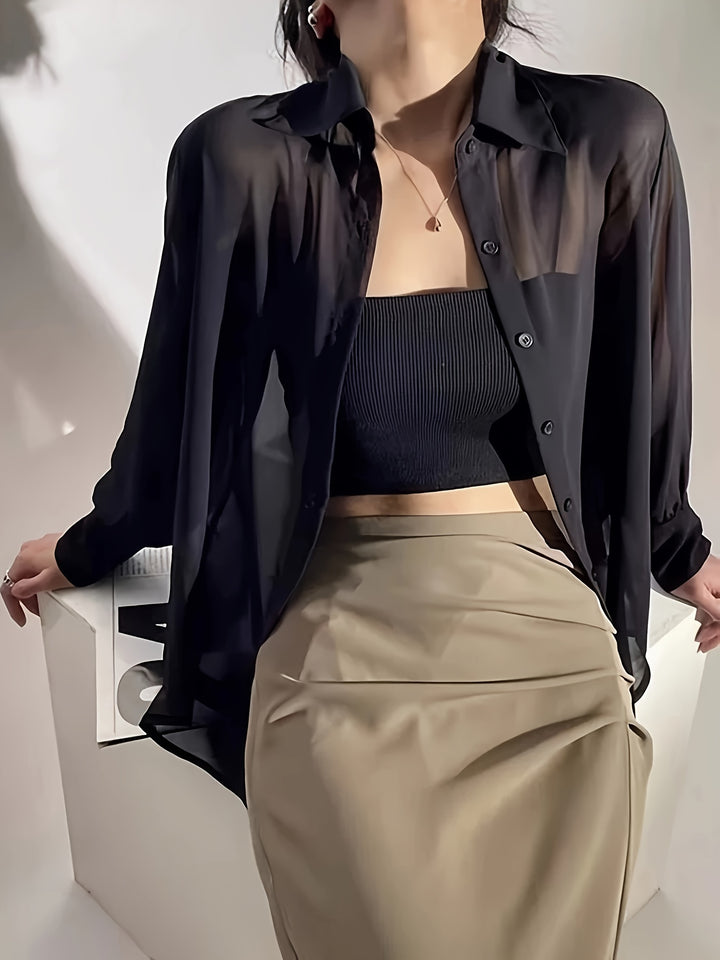 Audrey | Chique Chiffon Blouse