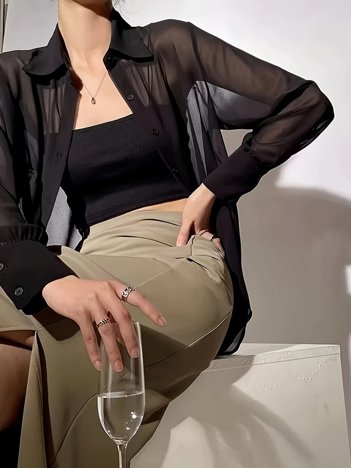Audrey | Chique Chiffon Blouse